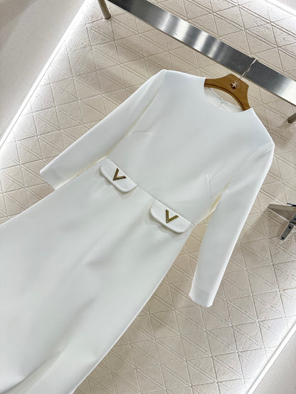V*♥2025 new product Pocket dress
