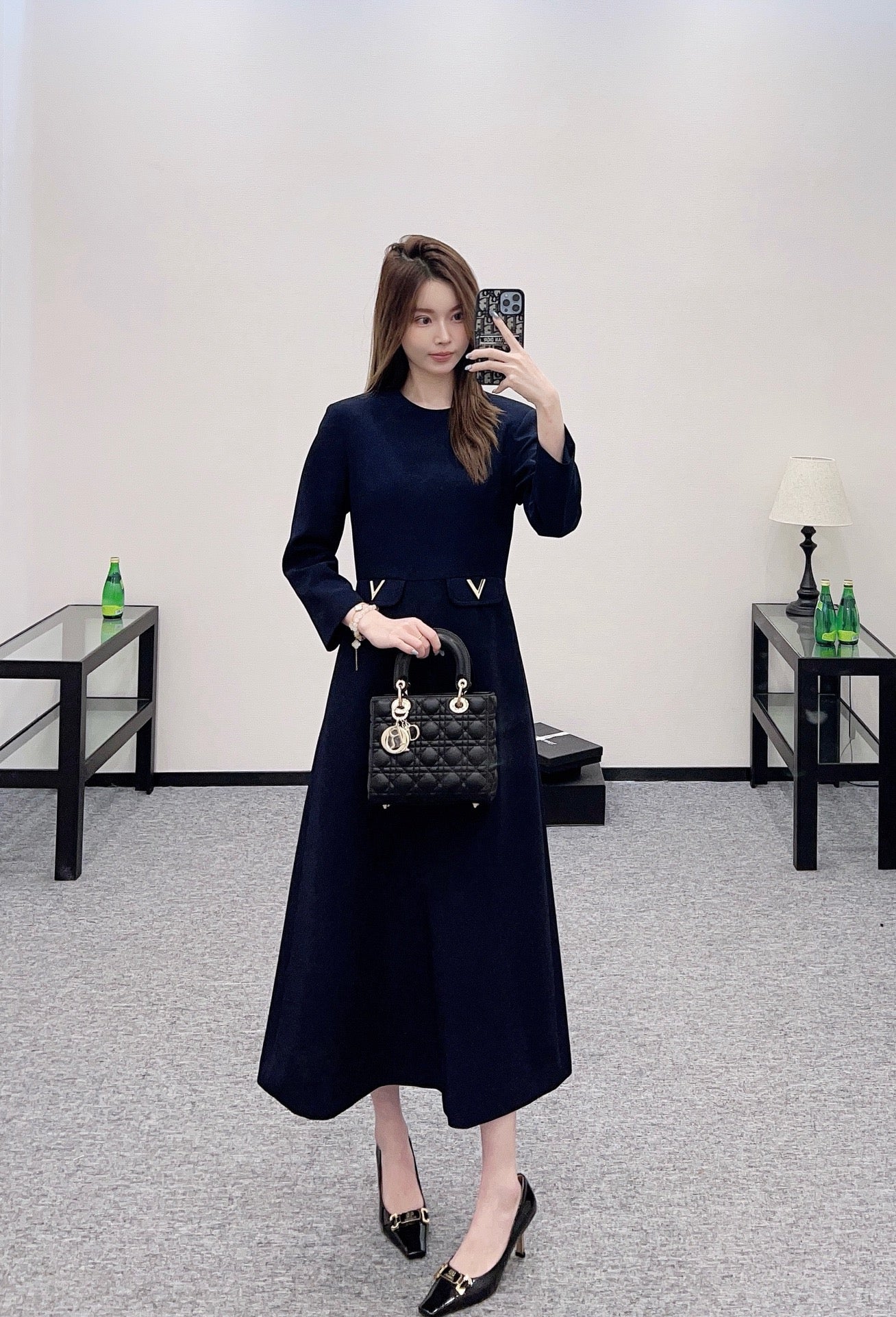 V*♥2025 new product Pocket dress