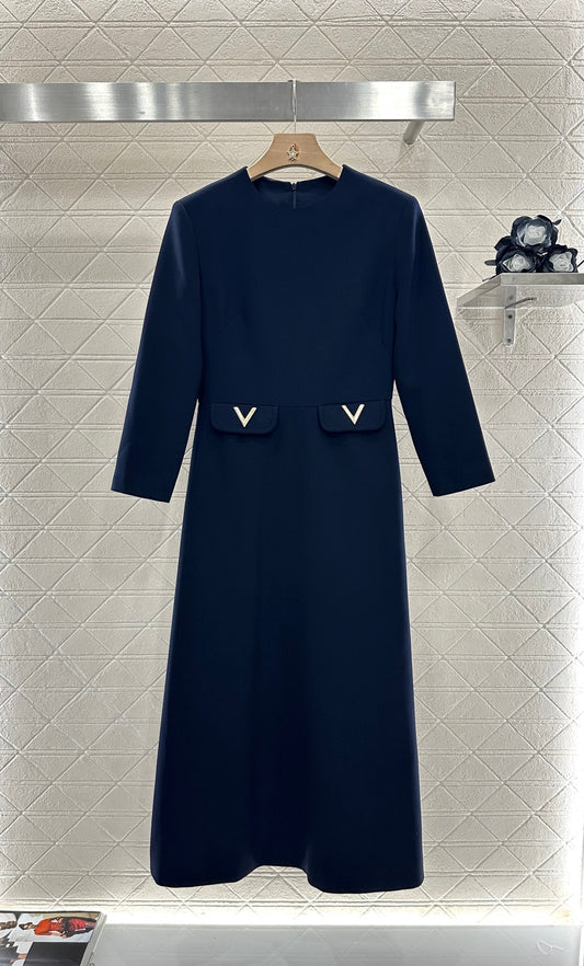 V*♥2025 new product Pocket dress