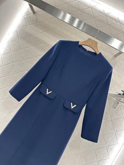 V*♥2025 new product Pocket dress
