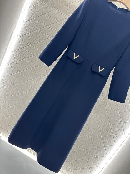 V*♥2025 new product Pocket dress
