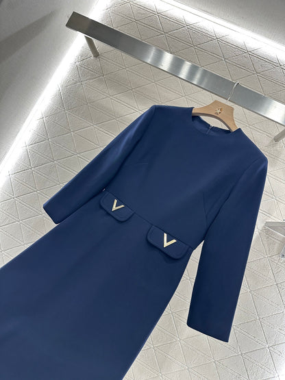 V*♥2025 new product Pocket dress