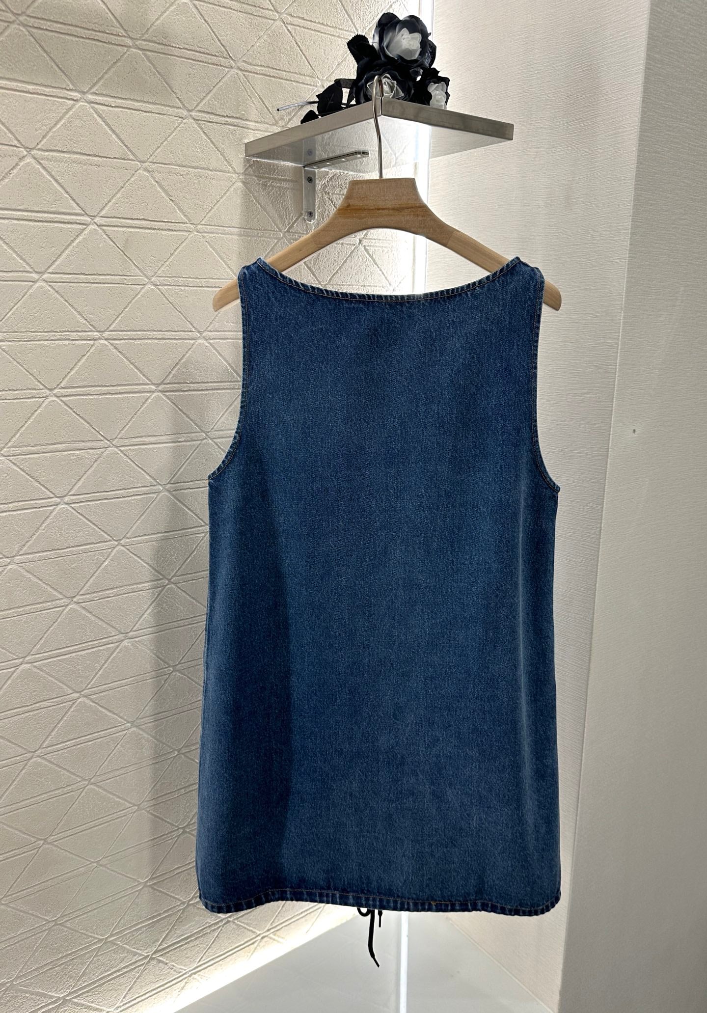 P*♥2025 new product Denim vest skirt