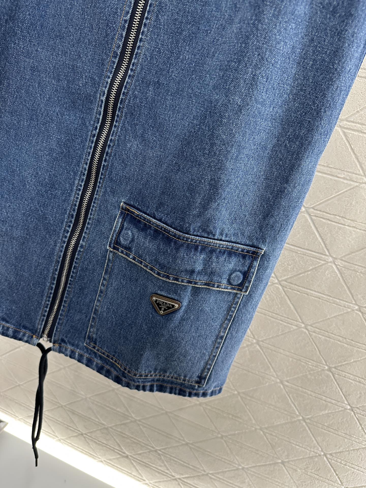 P*♥2025 new product Denim vest skirt