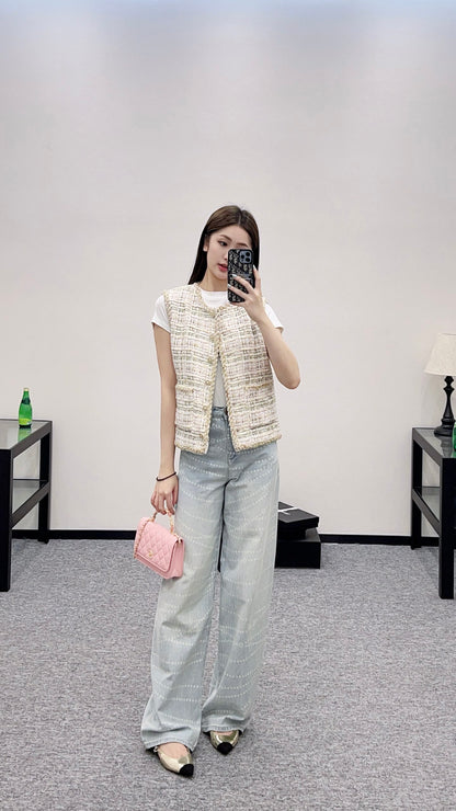 C*♥2025 new product Braided vest