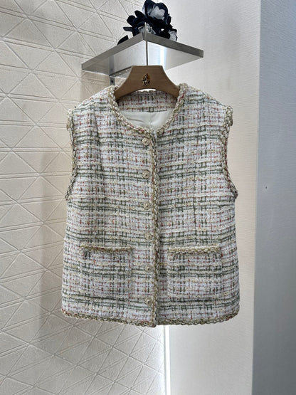 C*♥2025 new product Braided vest