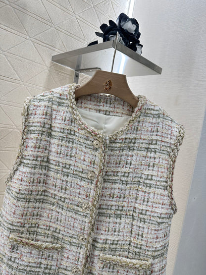 C*♥2025 new product Braided vest