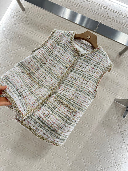 C*♥2025 new product Braided vest