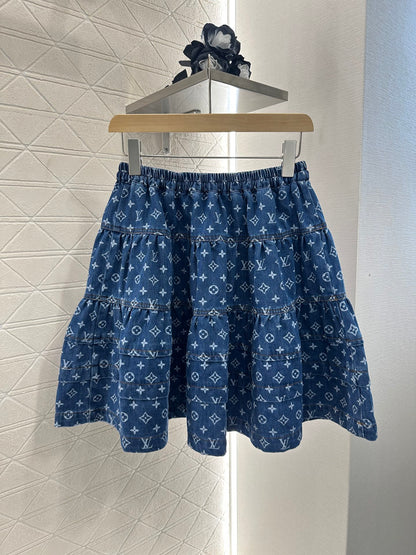 Louis *♥ 2025 new arrivals Denim jacket and skirt set
