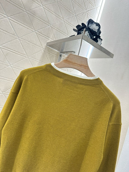 Mi*mi*♥2025 new product Knitted long-sleeved sweater
