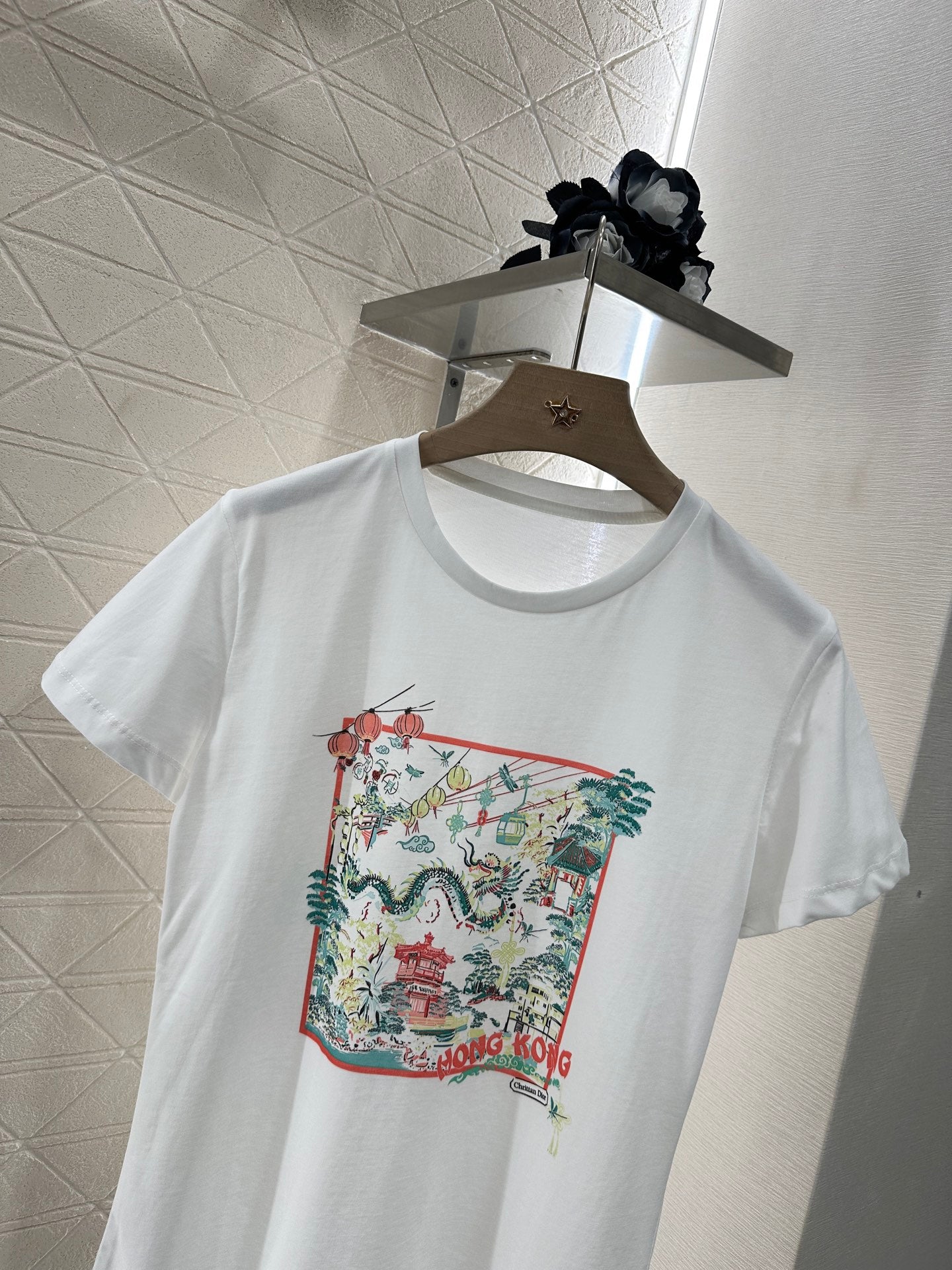 D*♥2025 new product Round neck printed T-shirt
