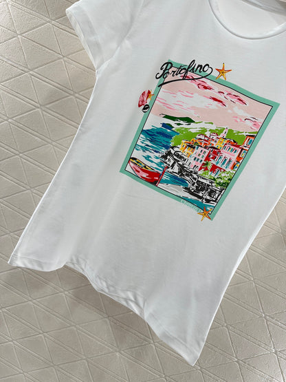 D*♥2025 new product Round neck printed T-shirt