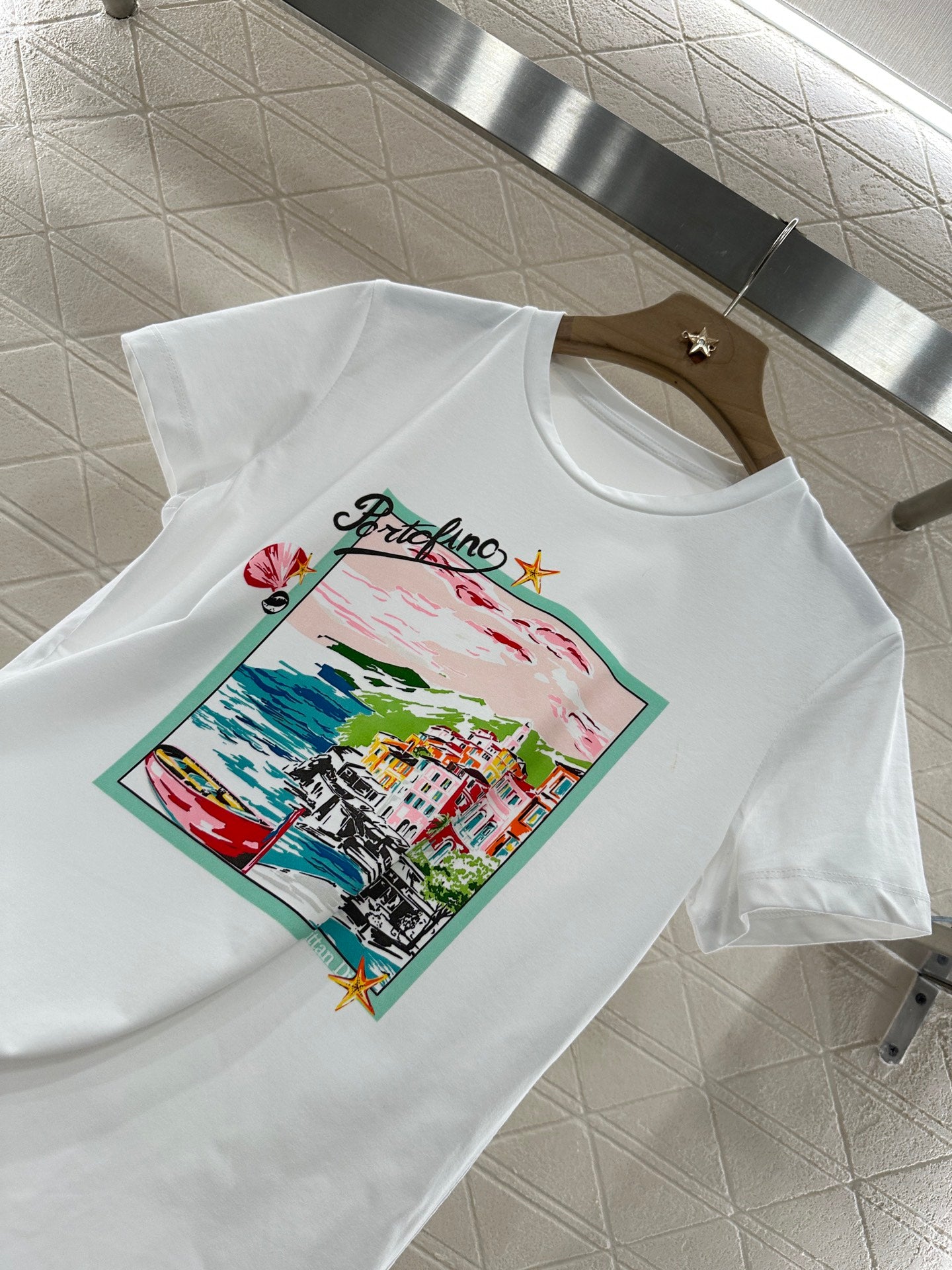D*♥2025 new product Round neck printed T-shirt
