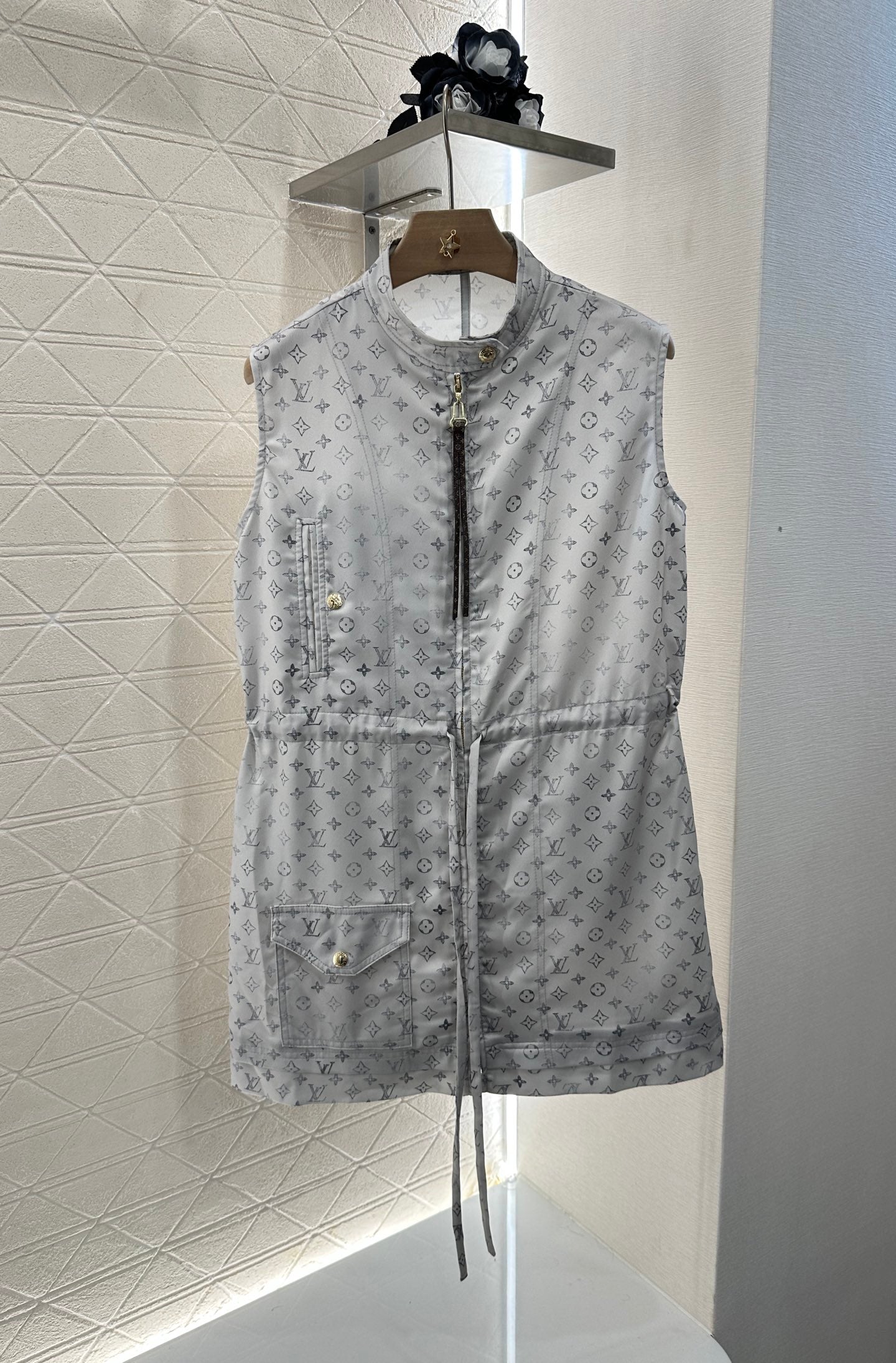 Louis *♥New Arrival Zippered Printed Vest Dress