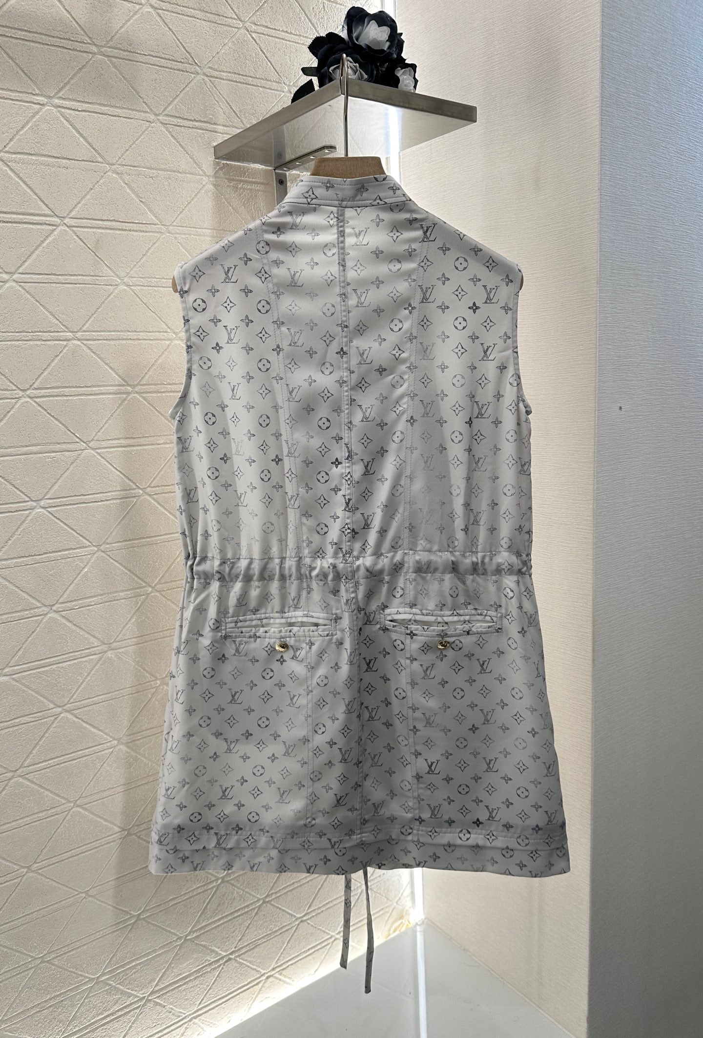 Louis *♥New Arrival Zippered Printed Vest Dress