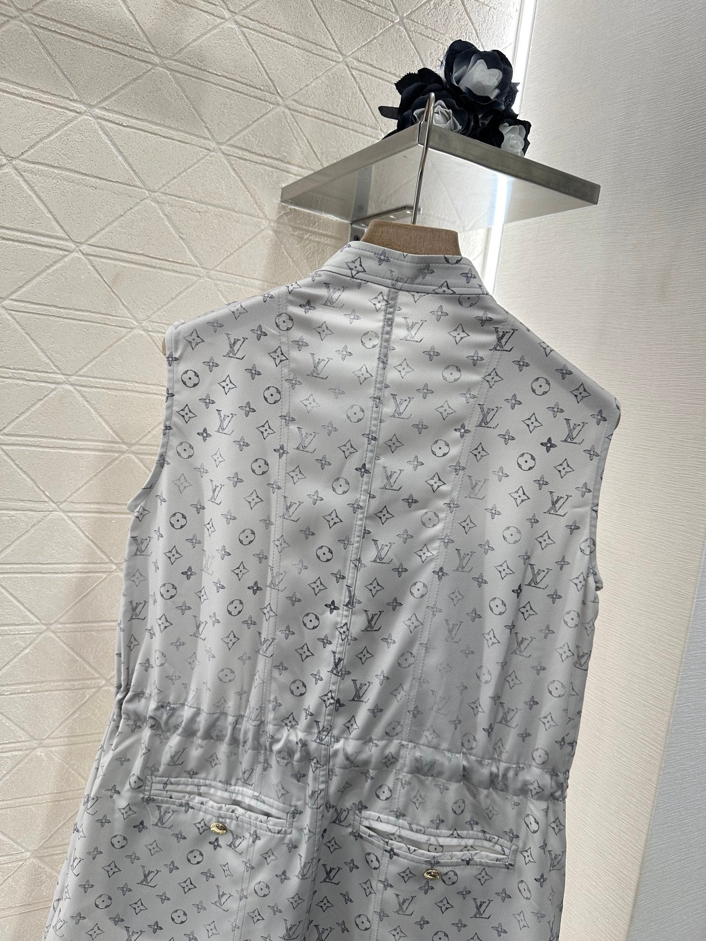 Louis *♥New Arrival Zippered Printed Vest Dress