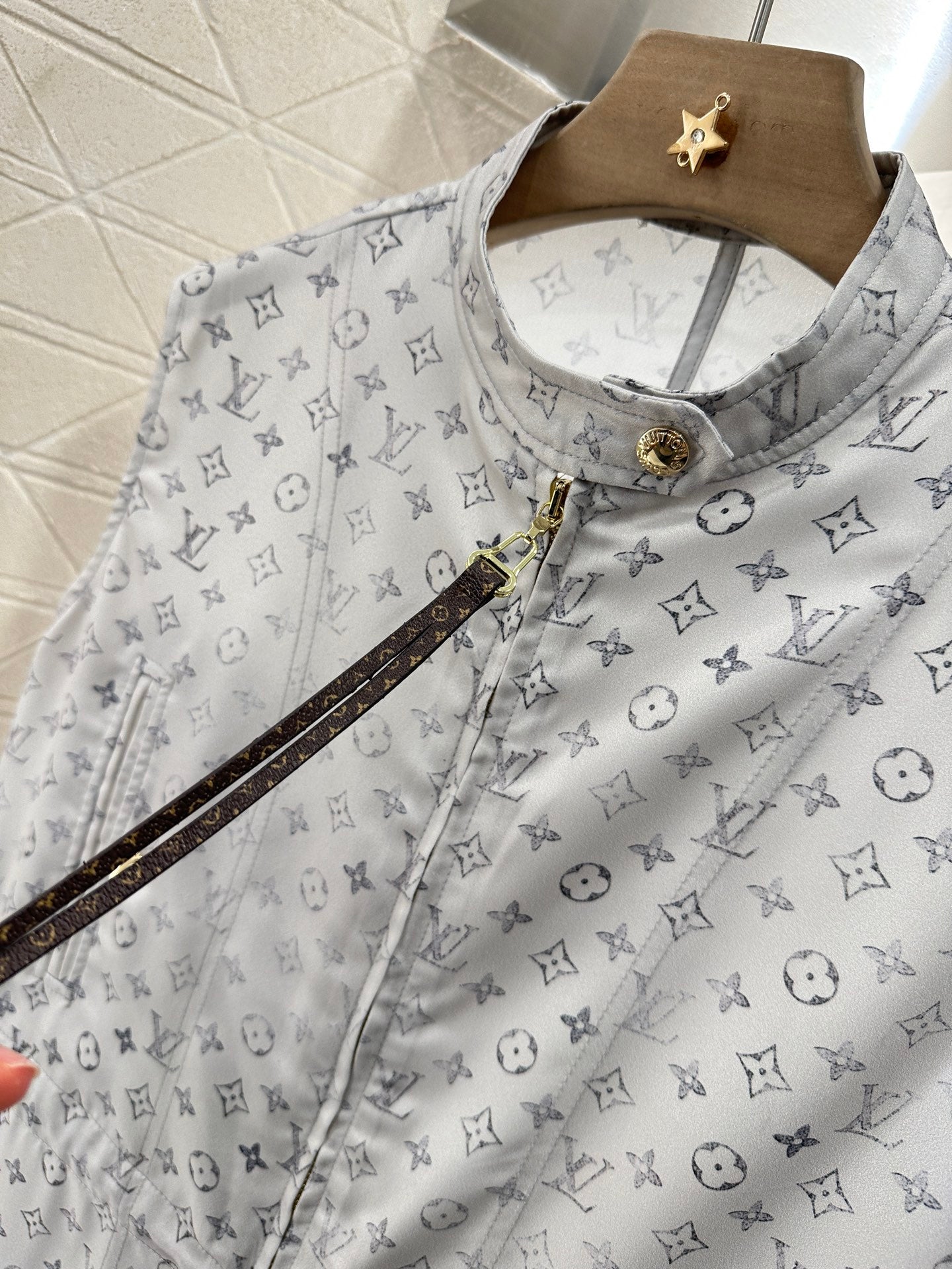 Louis *♥New Arrival Zippered Printed Vest Dress