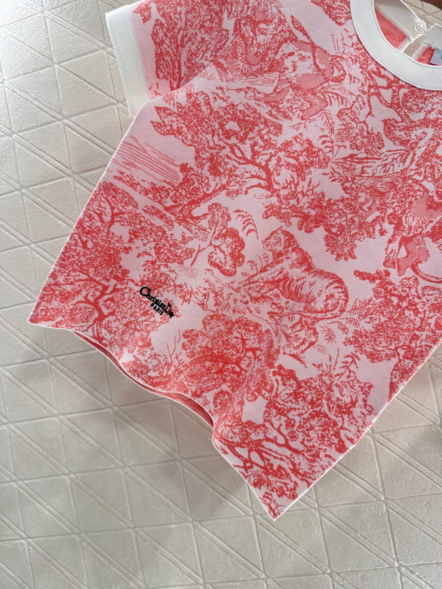 D*♥2025 new product Jacquard knitted short sleeves