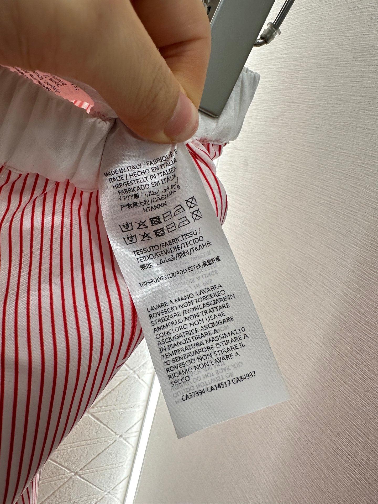 G*♥2025 new product Drawstring striped trousers