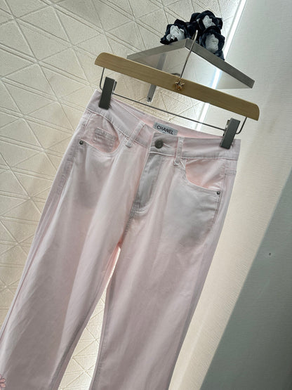 C*♥2025 new product Hollow embroidered jeans