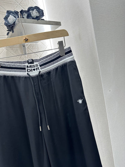 D*♥2025 new product Drawstring webbing trousers