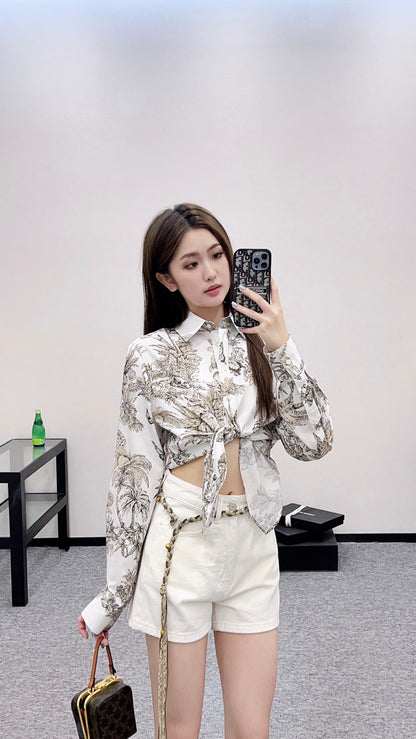 C*♥2025 new products Denim shorts