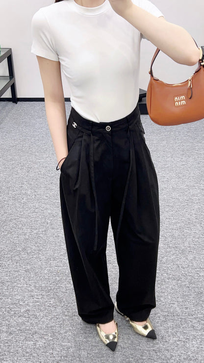 C*♥2025 new products Drawstring trousers