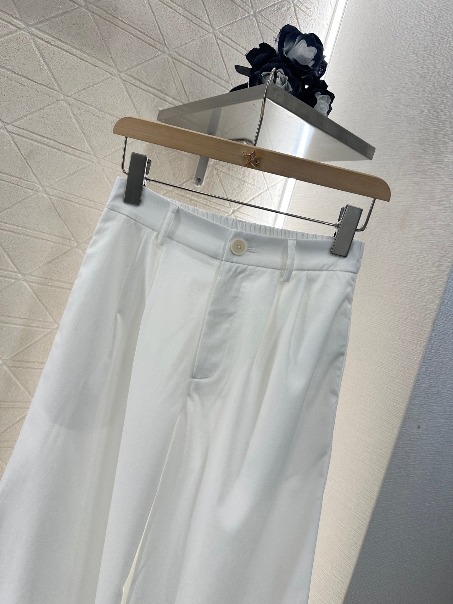 Mi*mi*♥2025 new products Lace cropped pants