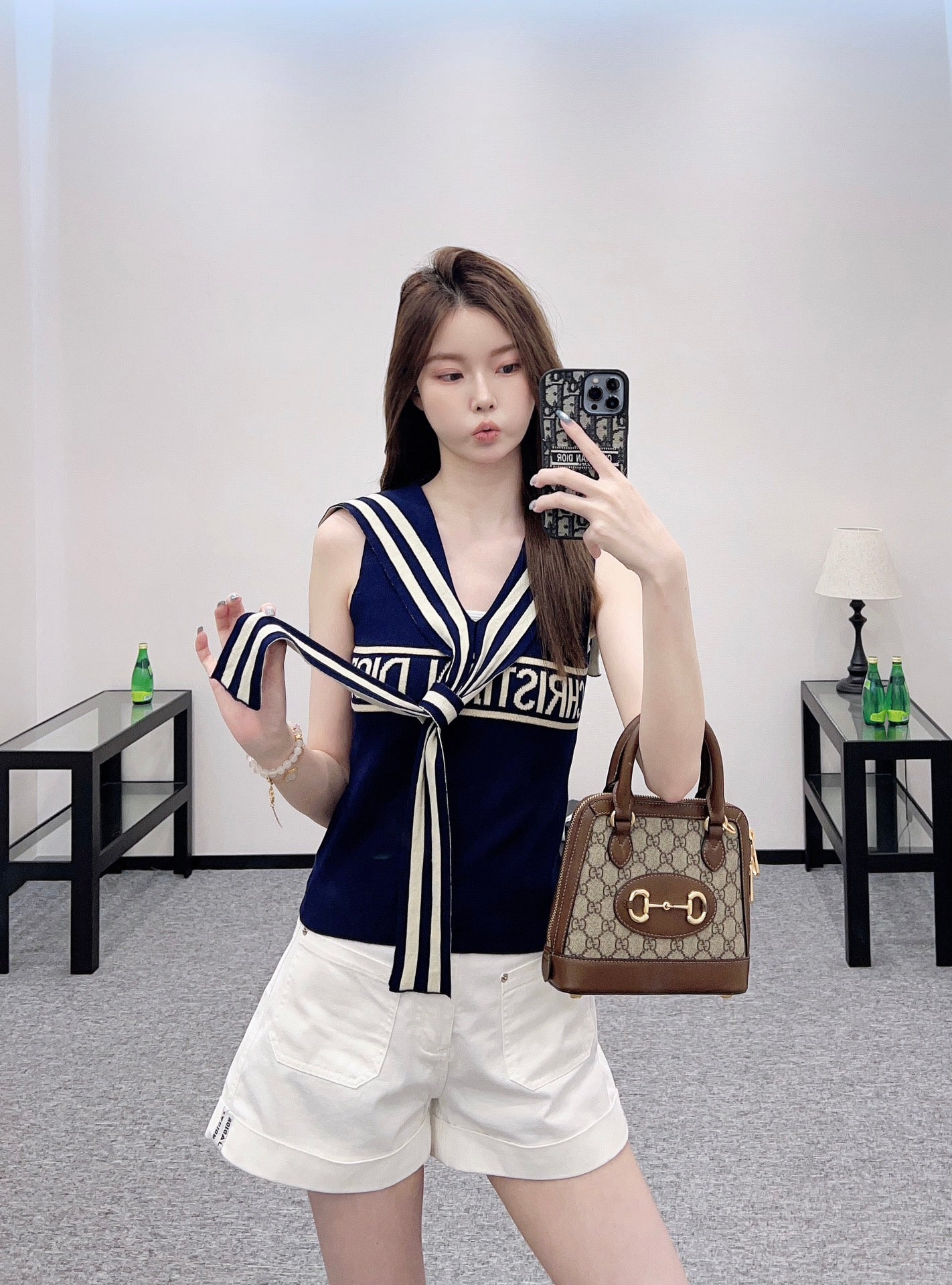 D*♥2025 new product Shawl knitted vest