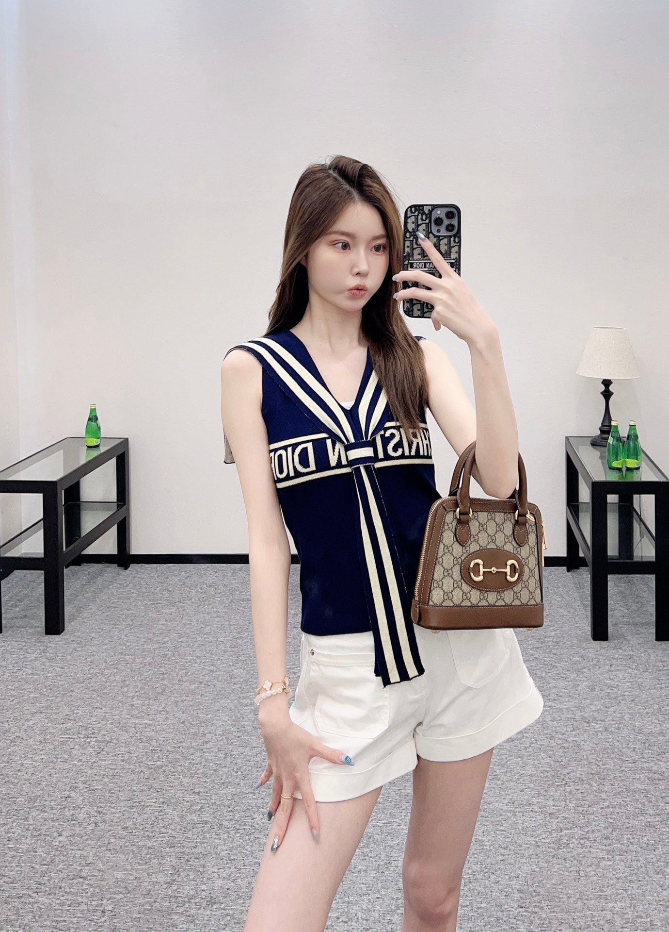 D*♥2025 new product Shawl knitted vest