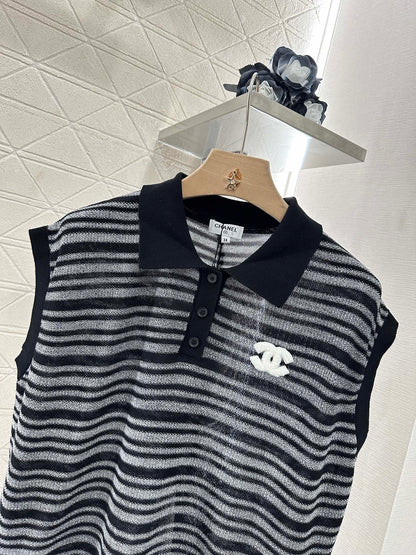 C*♥2025 new product Knitted sleeveless vest
