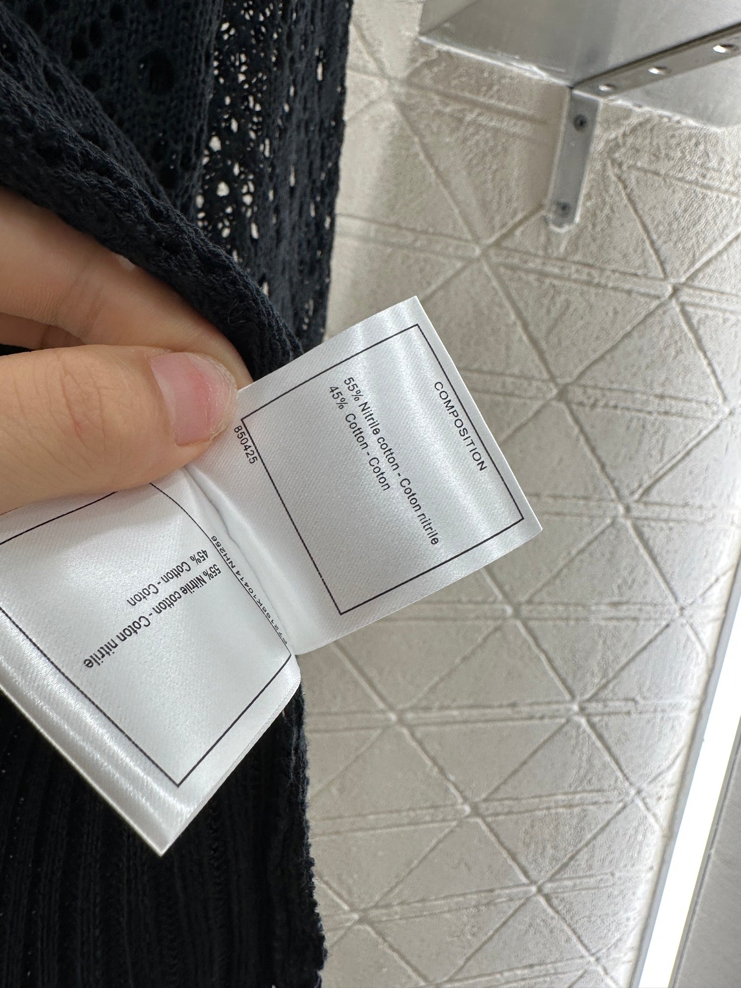 C*♥2025 new product Pearl hollow long sleeves