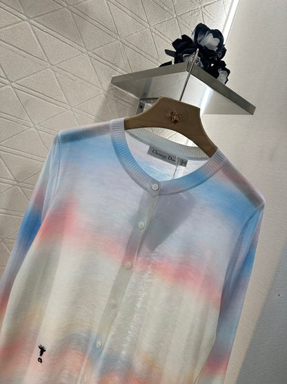 D*♥2024 new product Gradient knitted cardigan