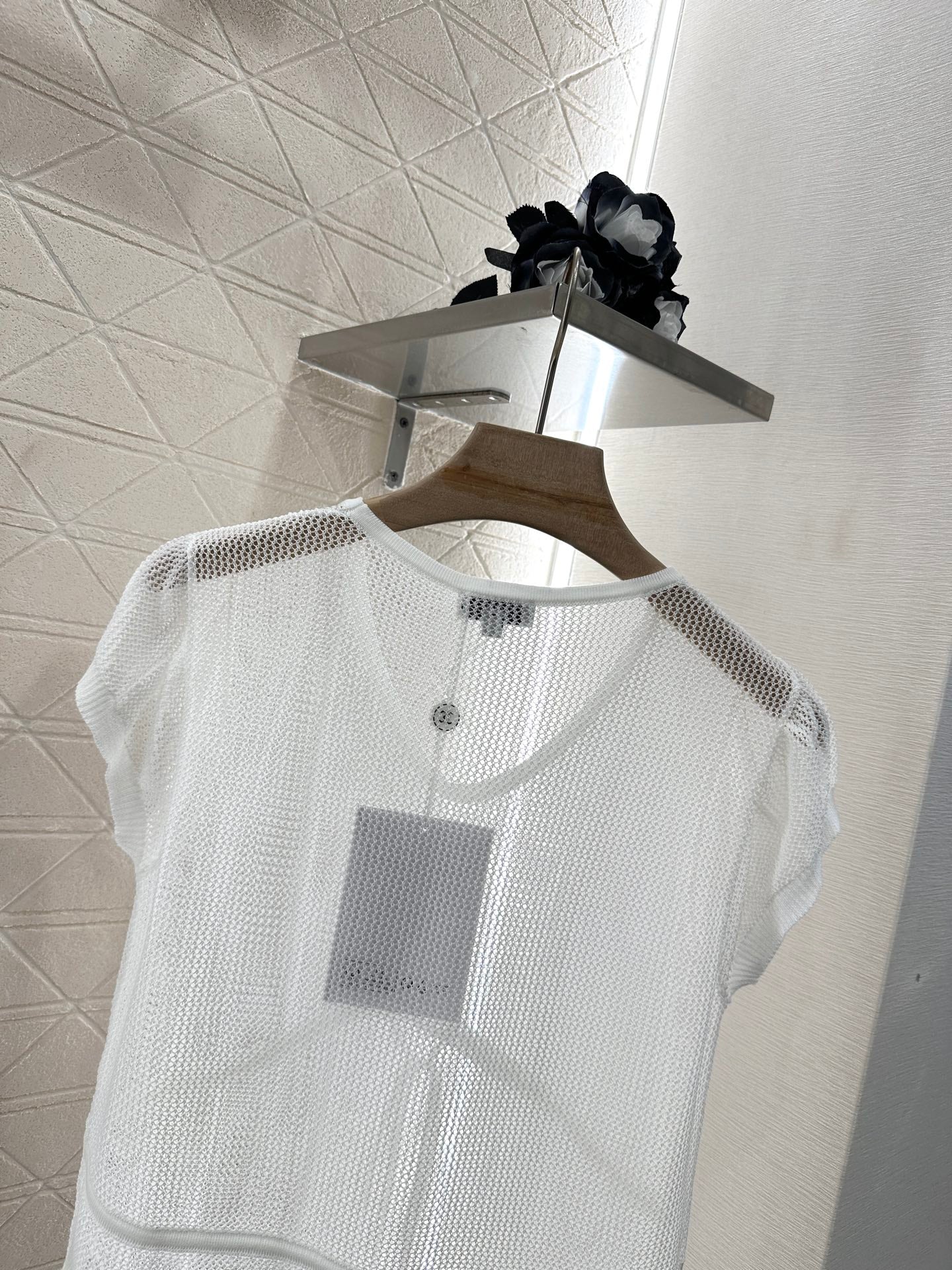 C*♥2025 new product Hollow knitted short sleeves