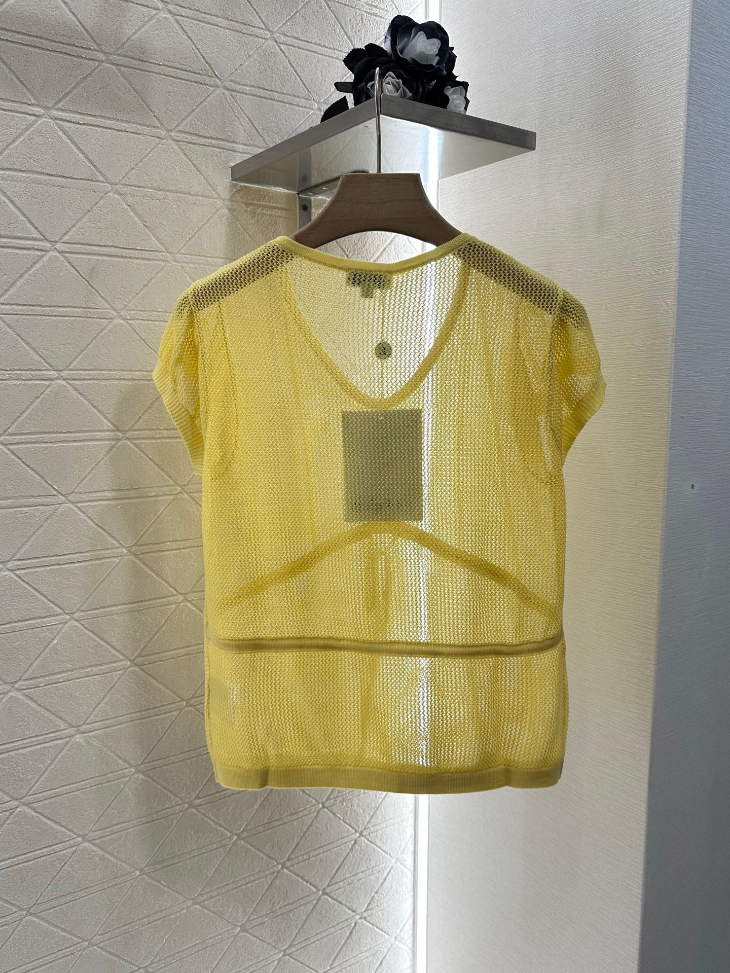 C*♥2025 new product Hollow knitted short sleeves
