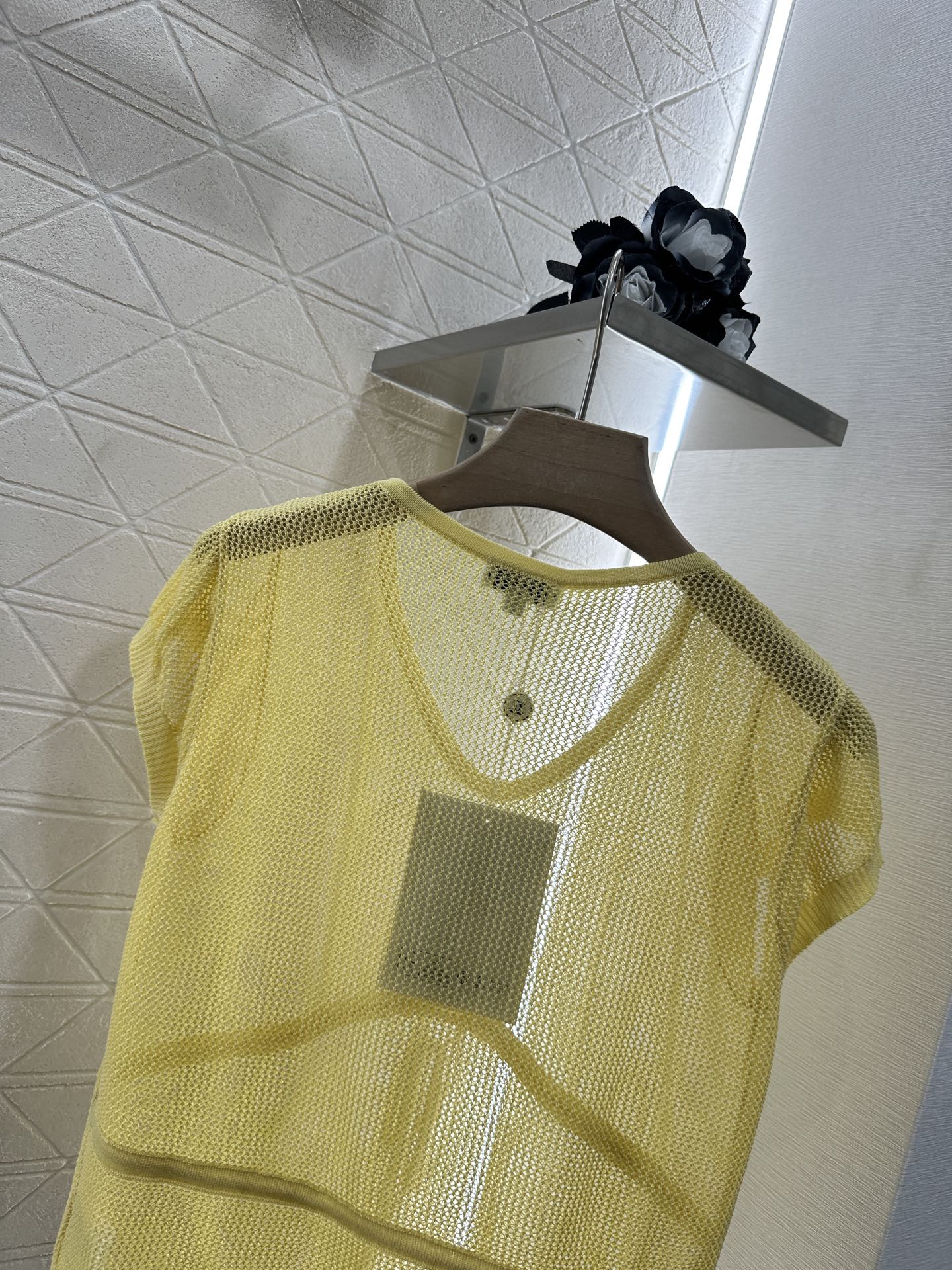 C*♥2025 new product Hollow knitted short sleeves