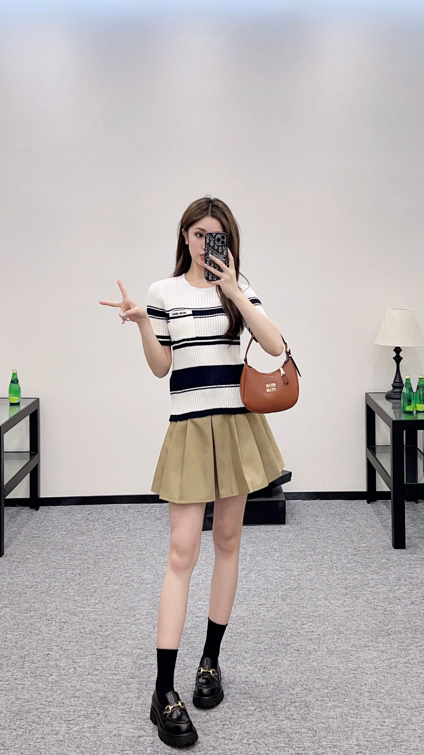 Mi*mi*♥2025 new products Knitted short sleeves