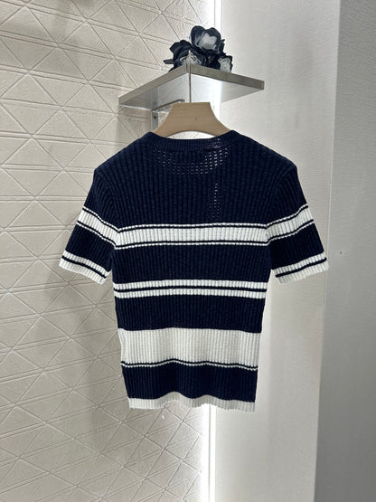 Mi*mi*♥2025 new products Knitted short sleeves