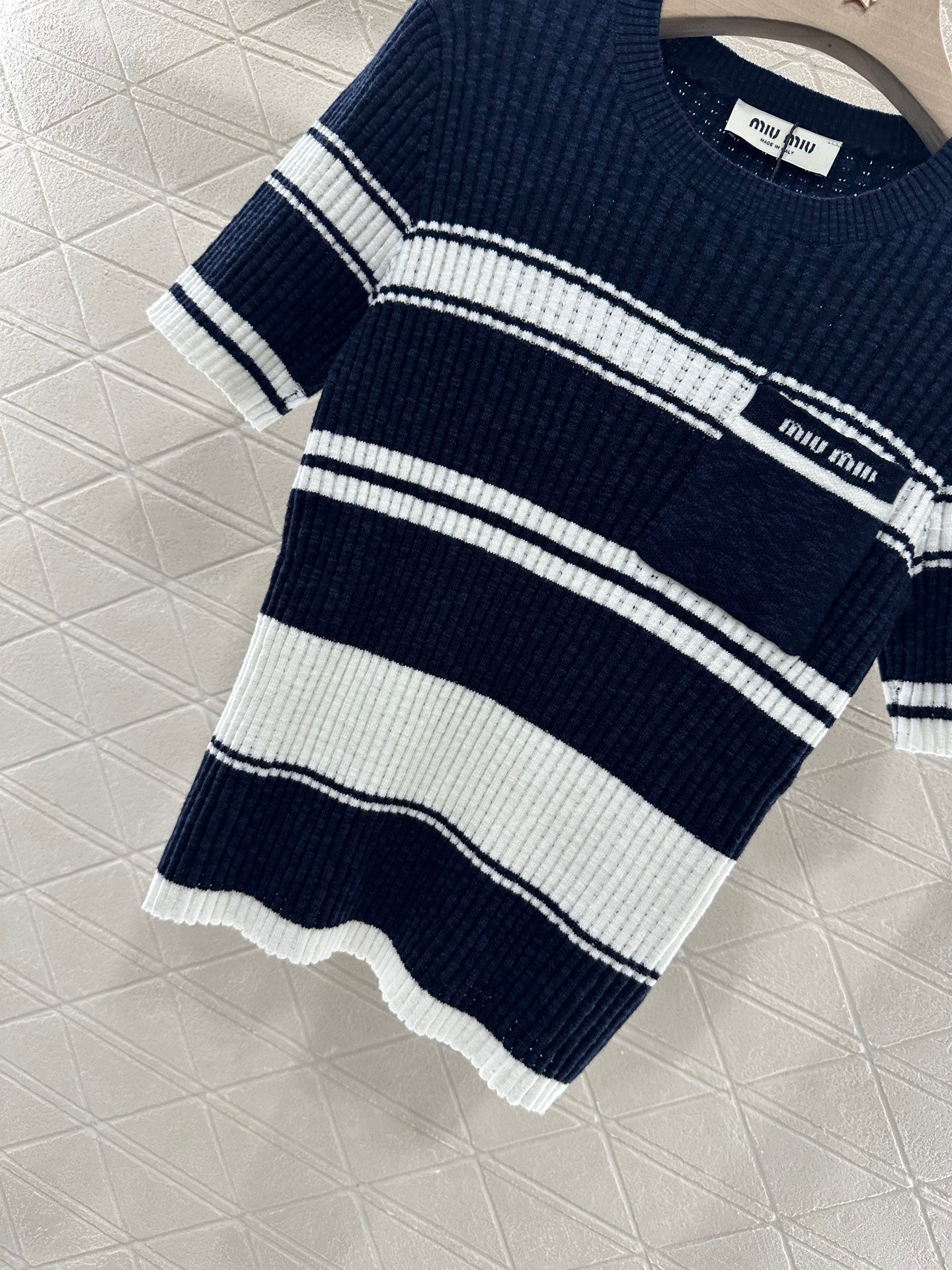 Mi*mi*♥2025 new products Knitted short sleeves