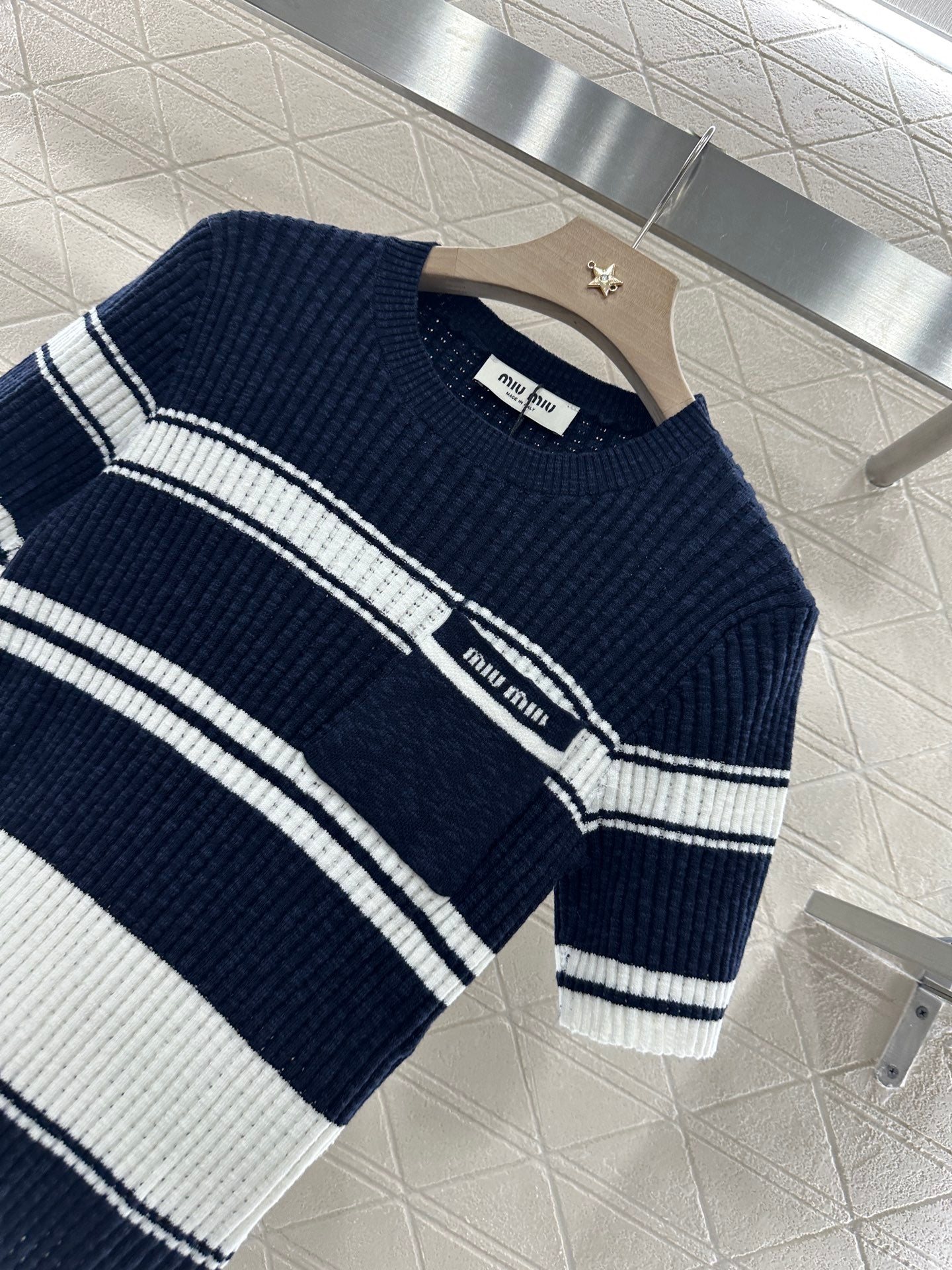 Mi*mi*♥2025 new products Knitted short sleeves