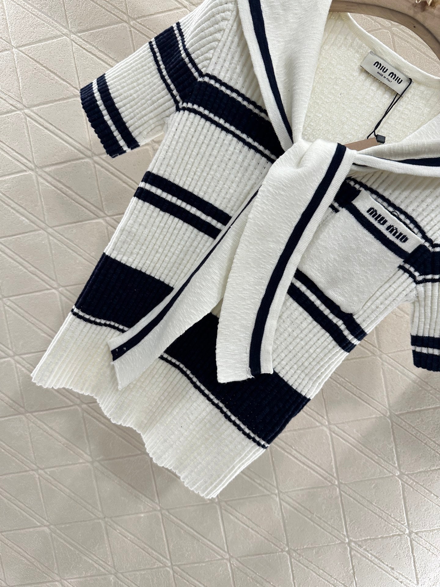 Mi*mi*♥2025 new products Knitted T-shirt