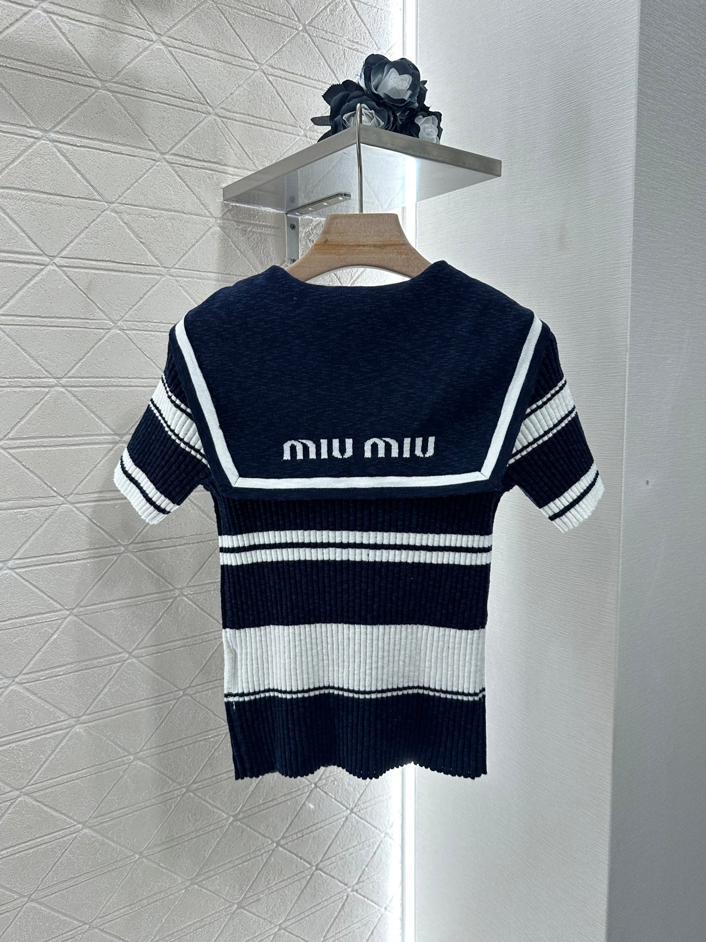 Mi*mi*♥2025 new products Knitted T-shirt