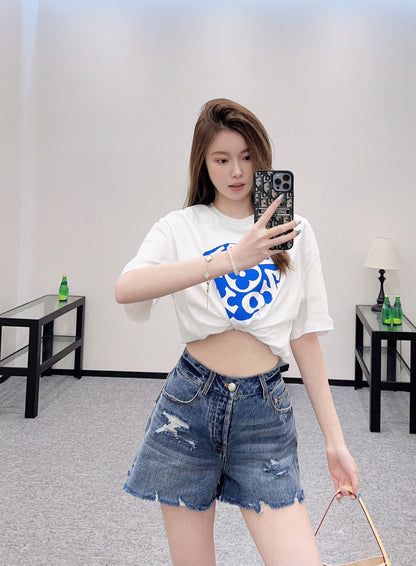 M*♥2025 new products Denim shorts