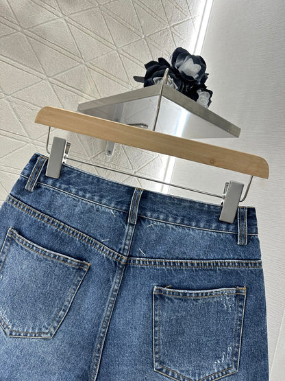 M*♥2025 new products Denim shorts