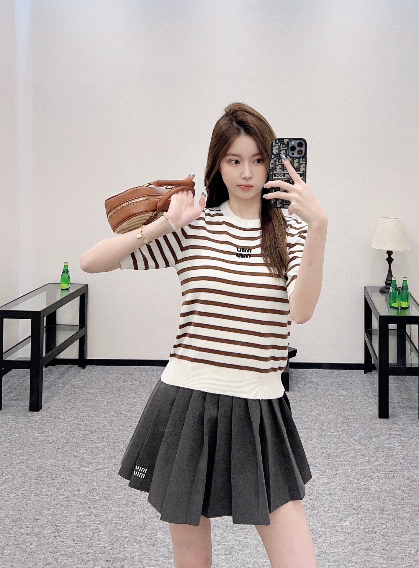 Mi*mi*♥2025 new products Knitted short sleeves