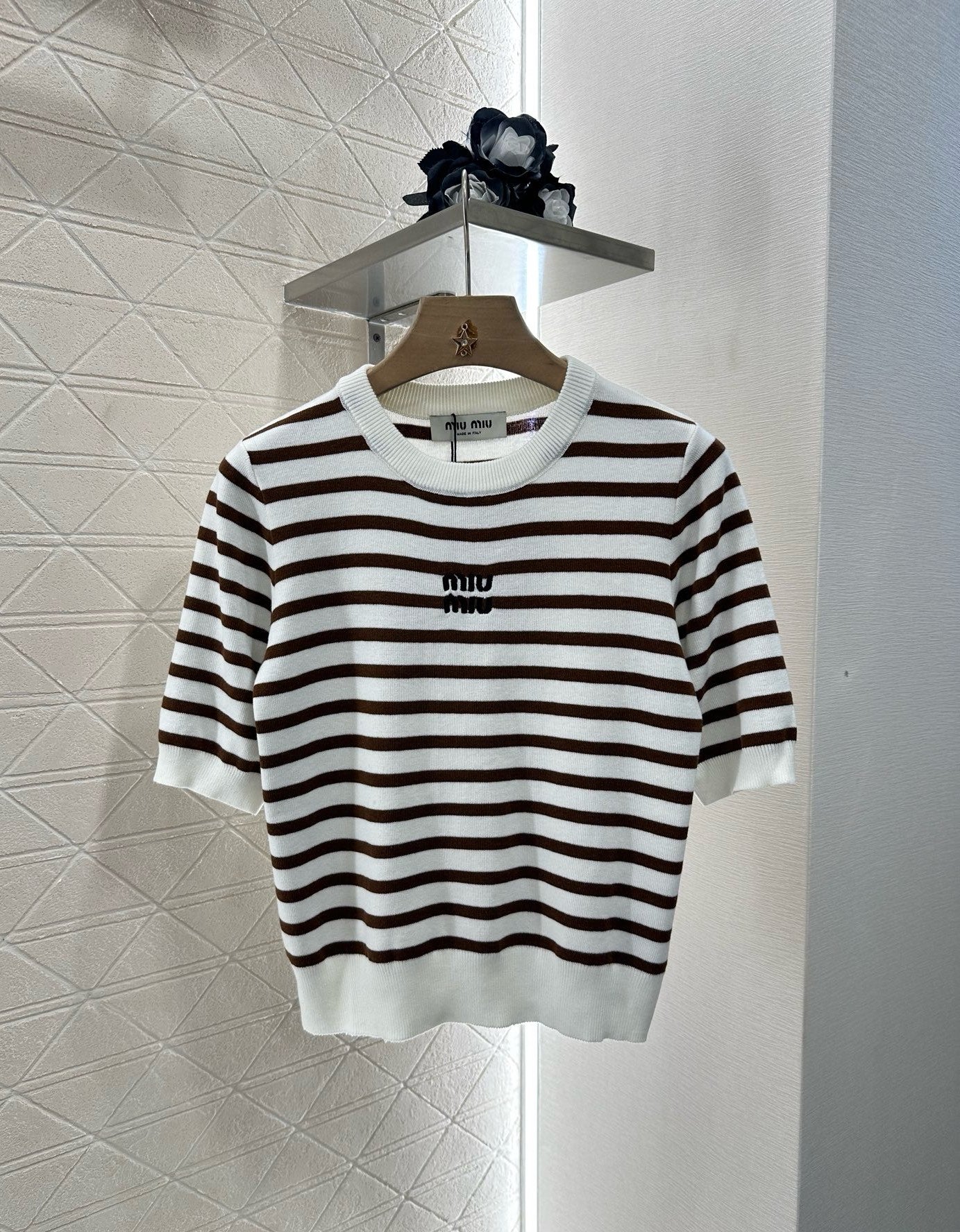 Mi*mi*♥2025 new products Knitted short sleeves