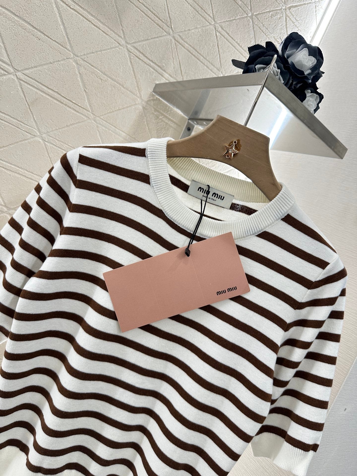 Mi*mi*♥2025 new products Knitted short sleeves