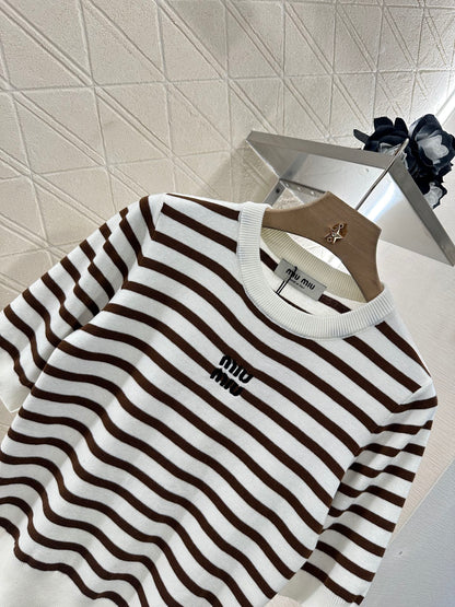 Mi*mi*♥2025 new products Knitted short sleeves