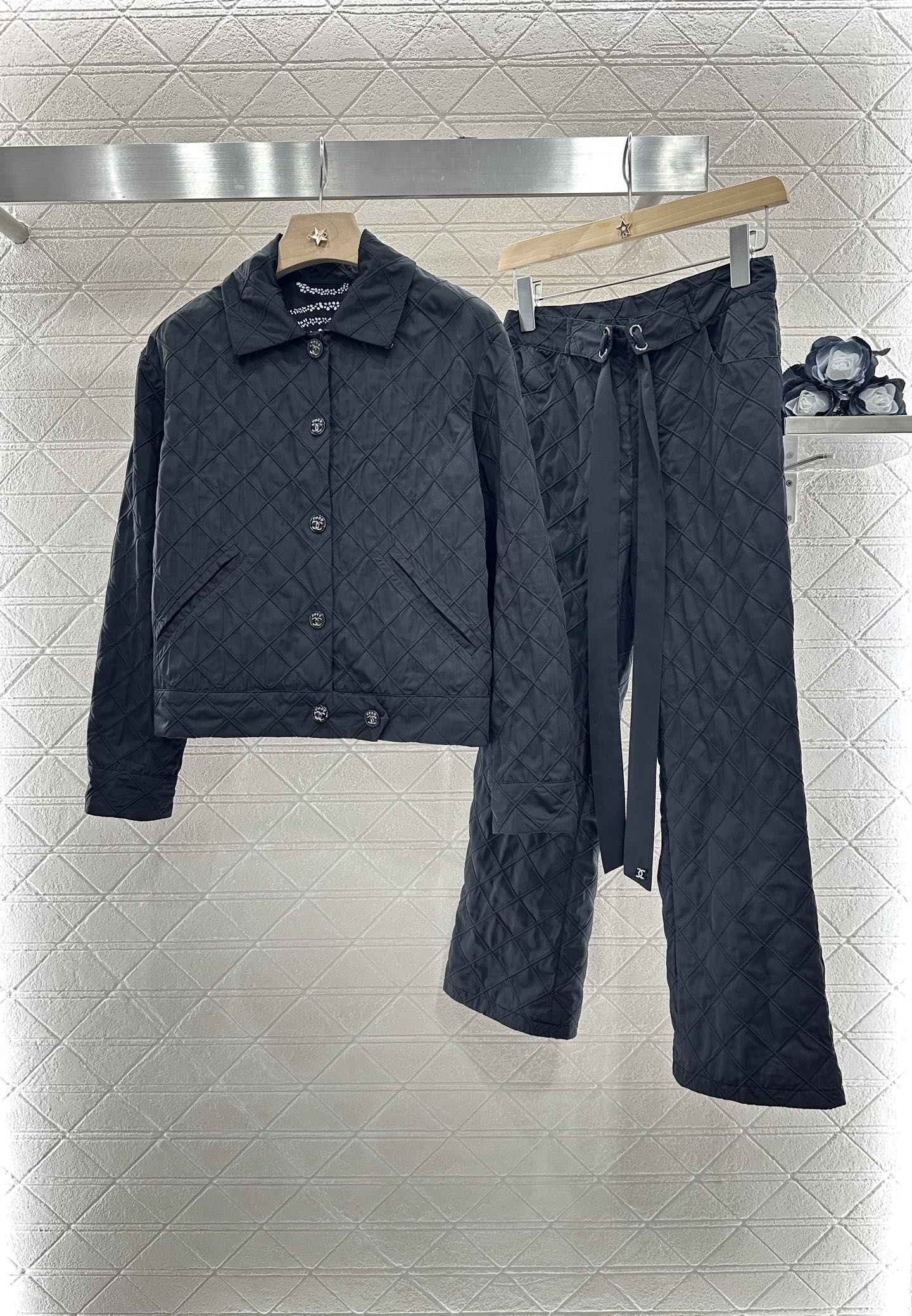 C*♥2025 new product Jacket and cropped pants set