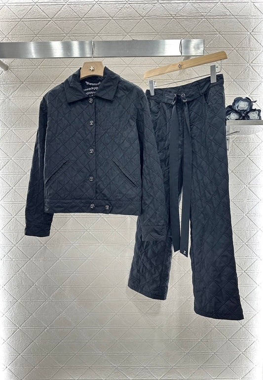 C*♥2025 new product Jacket and cropped pants set